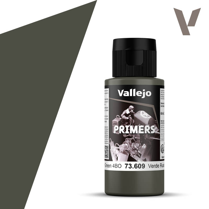 VALLEJO PRIMERS: RUSSIAN GREEN 4BO (60ML) | BD Cosmos