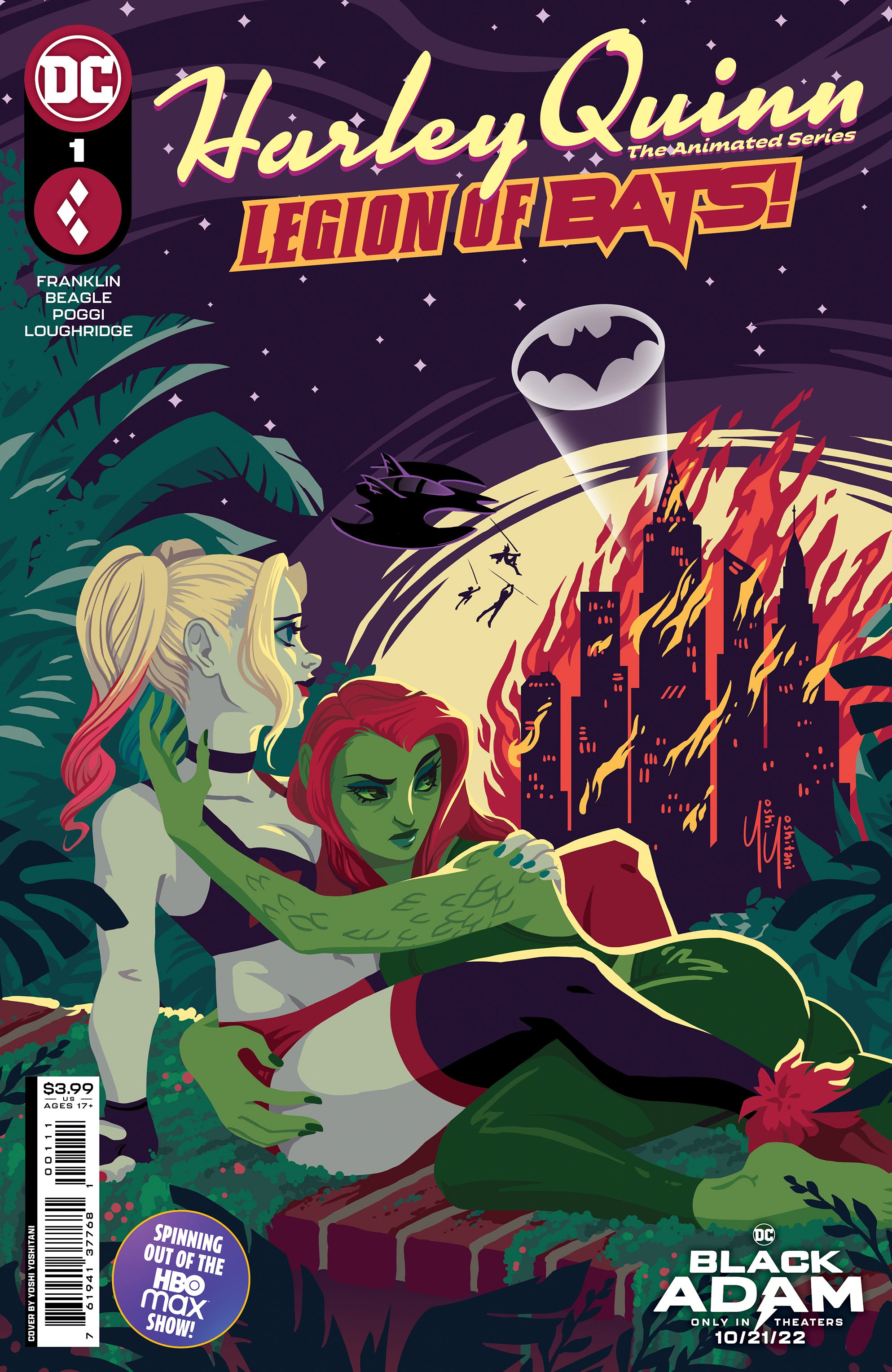 Harley Quinn Animated Series Legion Of Bats #1 A Yoshitani Release 10/19/2022 | BD Cosmos