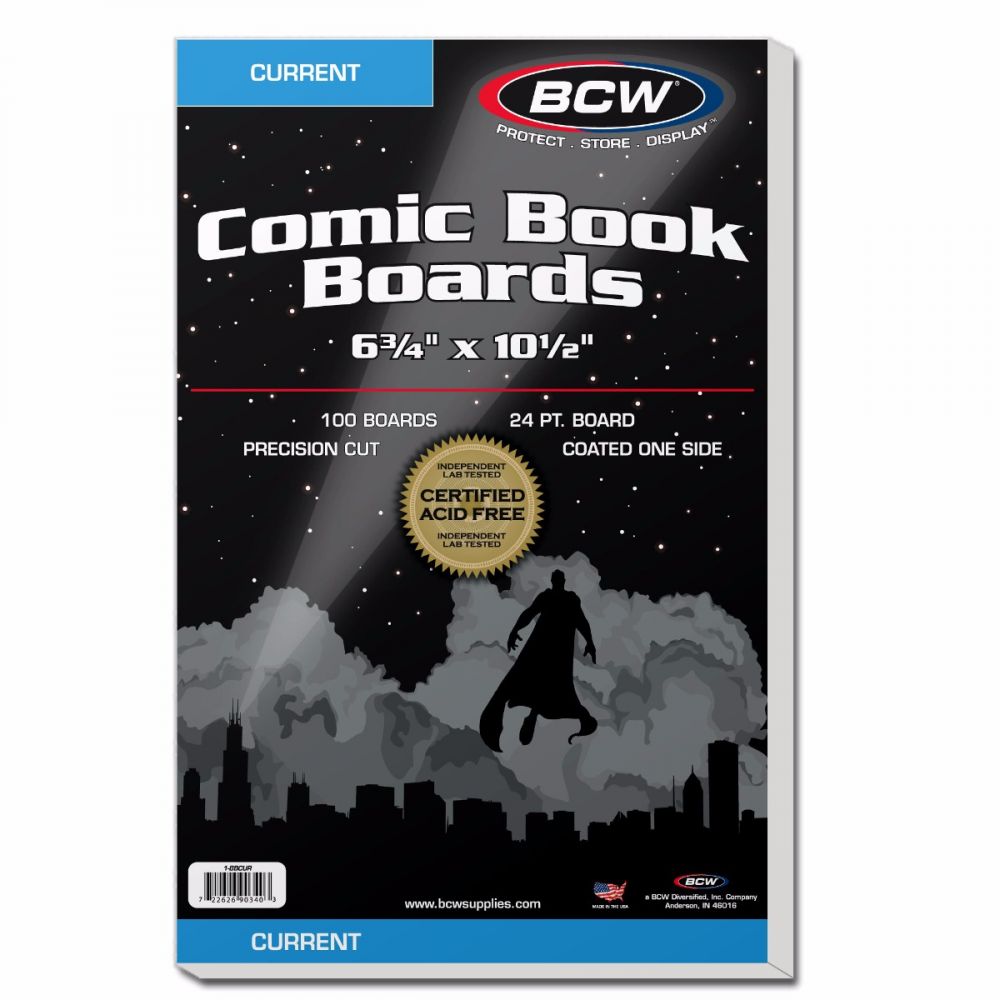 BCW BACK BOARDS CURRENT 100CT | BD Cosmos