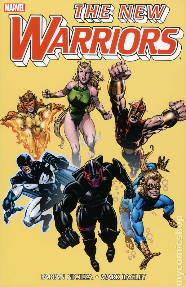 New Warriors Omnibus Hardcover Volume 01 Bagley Direct Market Variant Edition | BD Cosmos