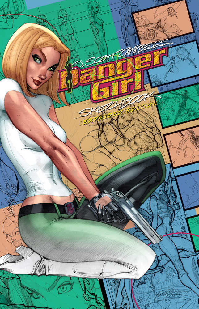 J Scott Campbell Danger Girl Sketchbook Expanded Edition Hardcover | BD Cosmos