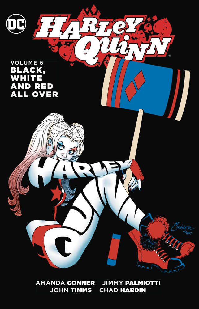 HARLEY QUINN TPB VOLUME 06 BLACK WHITE & RED ALL OVER | BD Cosmos