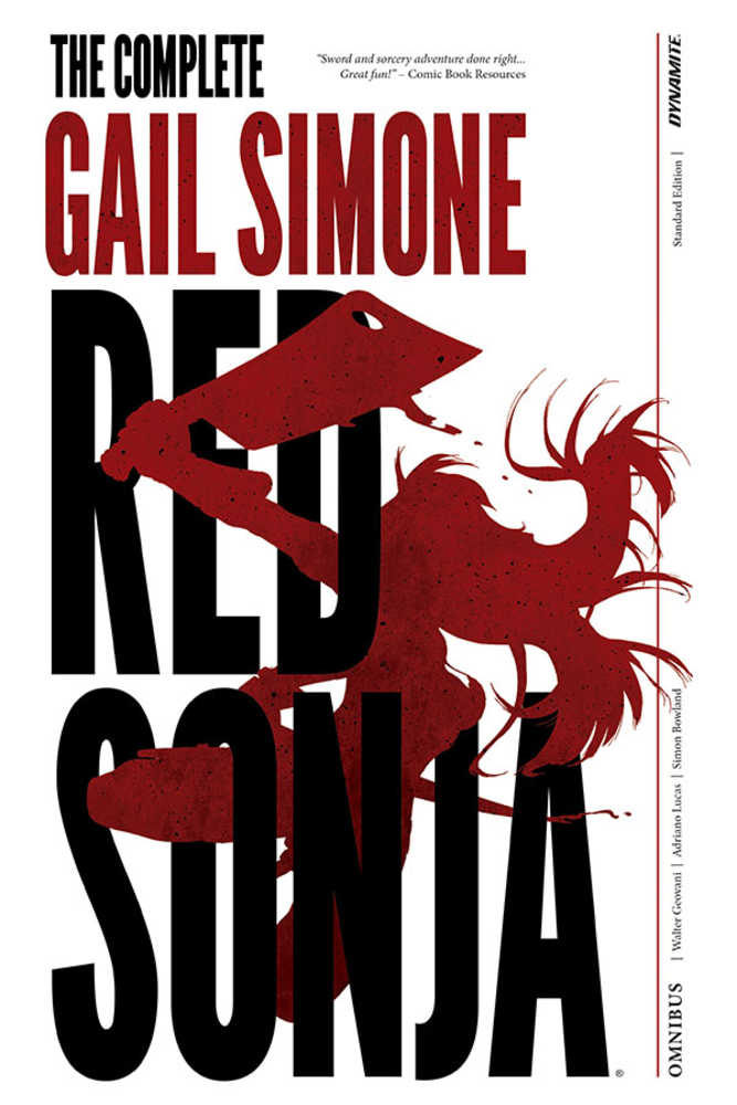 Red Sonja Complète Gail Simone Couverture rigide surdimensionnée | BD Cosmos