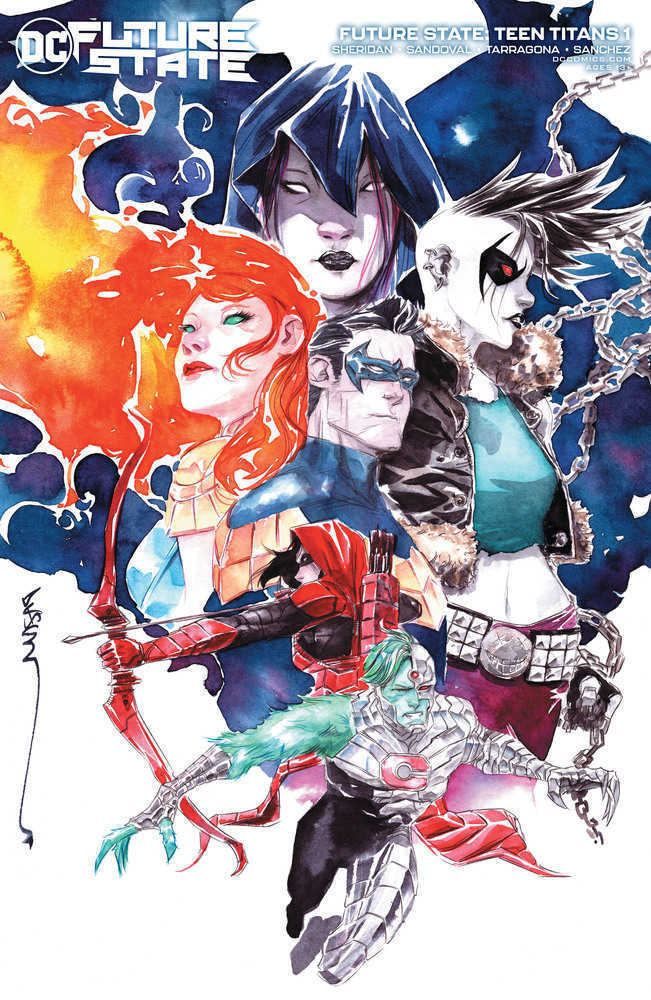 Future State Teen Titans #1 (Of 2) Cover B Dustin Nguyen Card Stock Variant | BD Cosmos