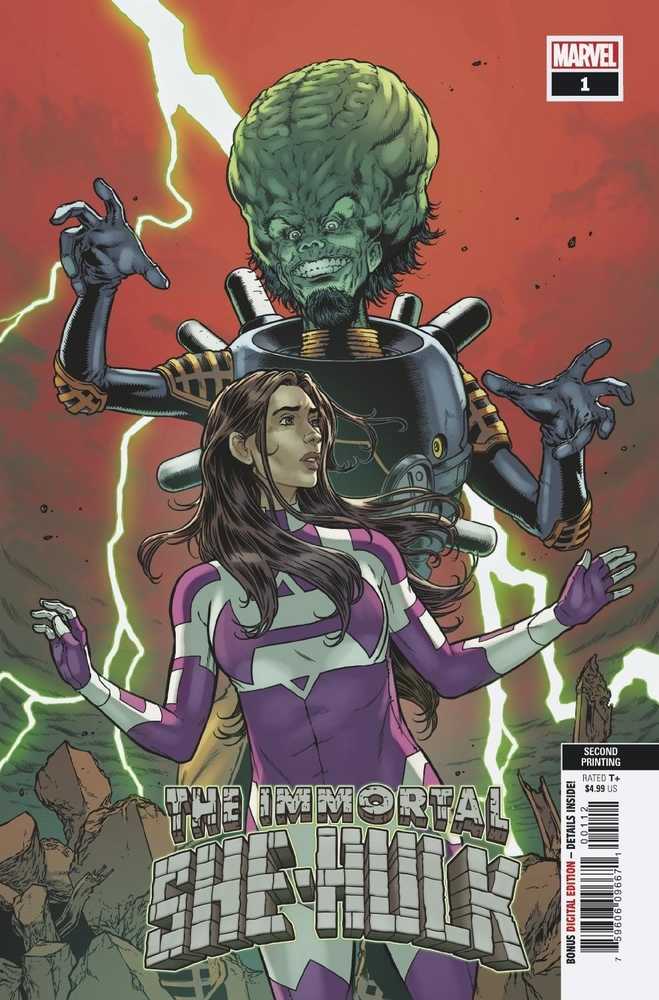 Immortal She-Hulk #1 2nd Print Davis Hunt Variant | BD Cosmos
