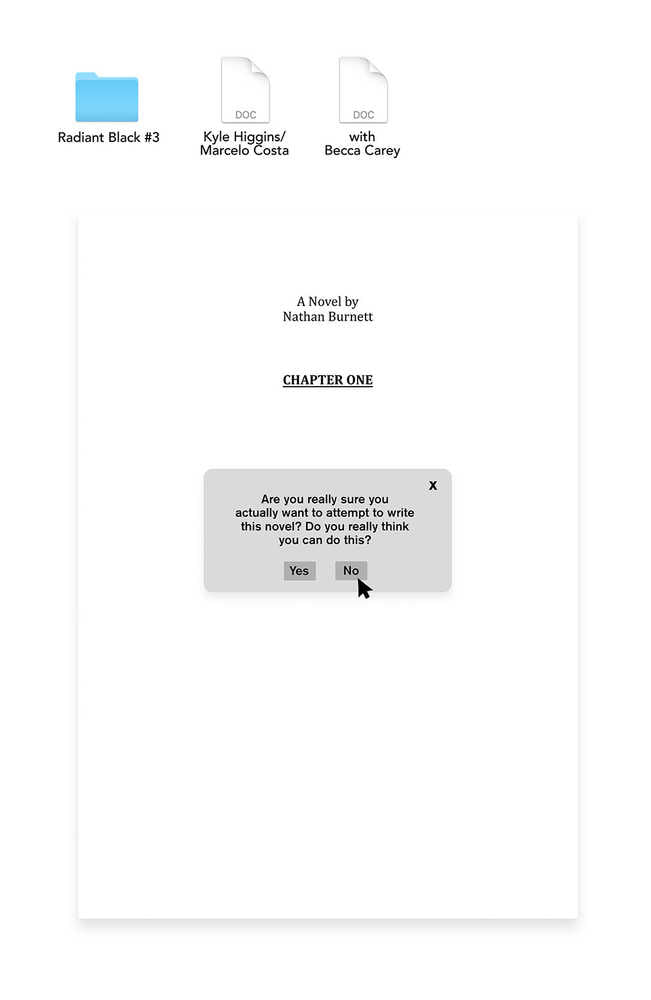 Radiant Black #3 Cover B Carey | BD Cosmos