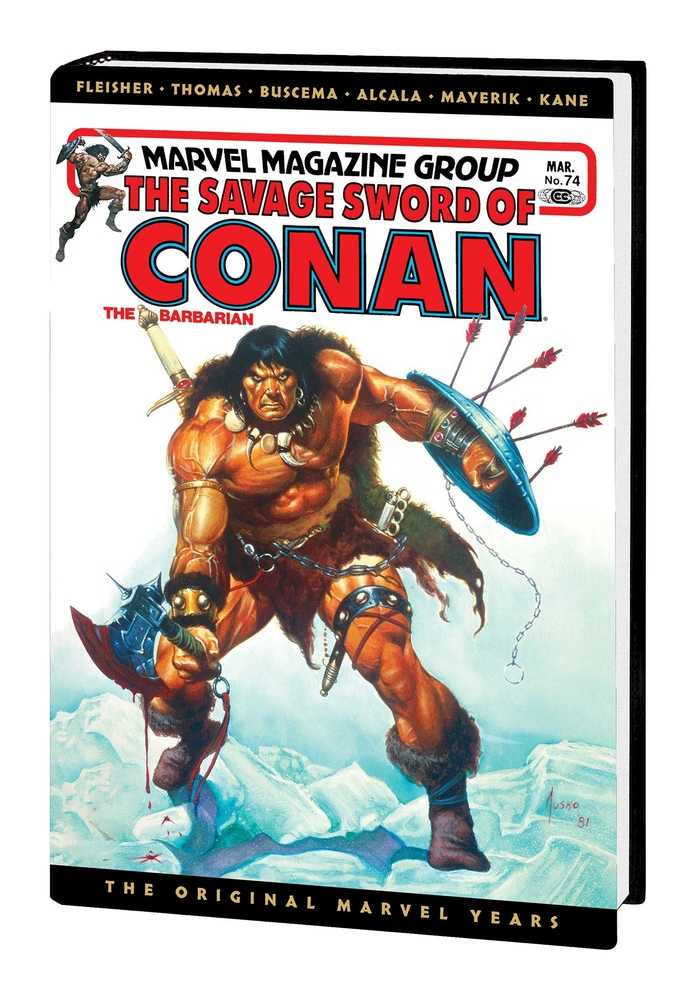 Savage Sword Conan Original Marvel Years Omnibus Couverture rigide Volume 06 Variante du marché direct | BD Cosmos