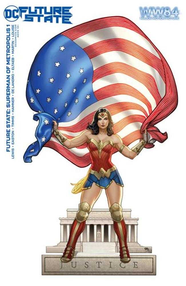 Future State Superman Of Metropolis #1 (Of 2) Cover D Wonder Woman 1984 Frank Cho Card Stock Variant | BD Cosmos