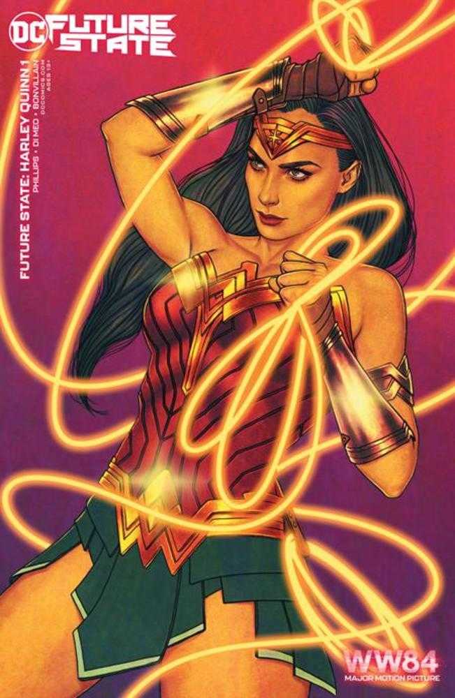Future State Harley Quinn #1 (Of 2) Cover C Wonder Woman 1984 Jenny Frison Card Stock Variant | BD Cosmos