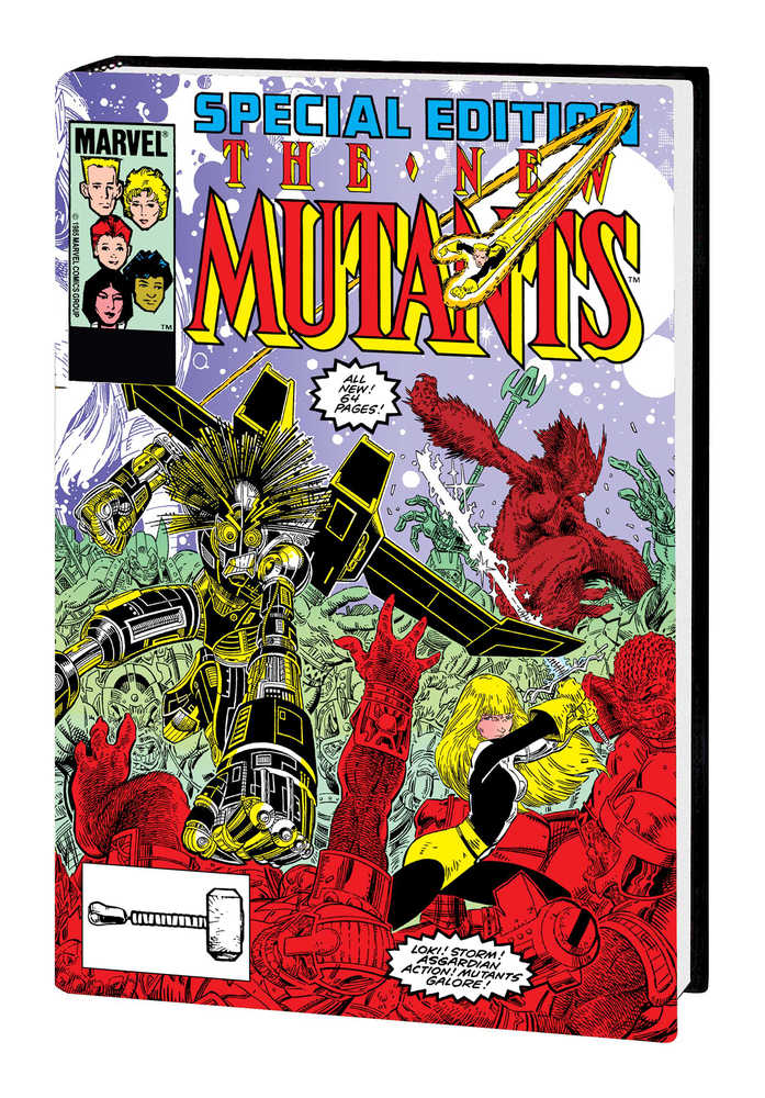 New Mutants Omnibus Hardcover Volume 02 Art Adams Direct Market Variant | BD Cosmos