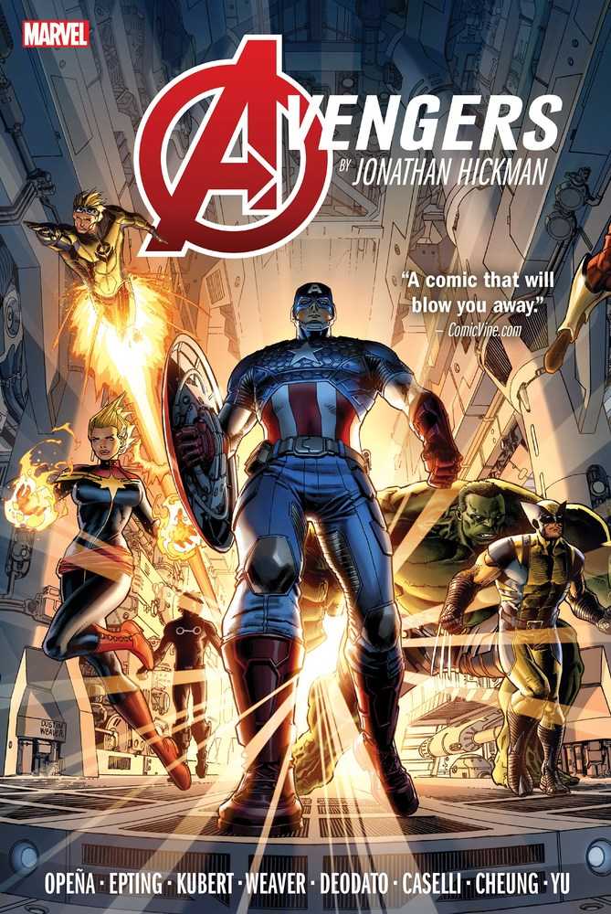 Avengers par Jonathan Hickman Couverture rigide Omnibus Volume 01 Weaver Cover | BD Cosmos