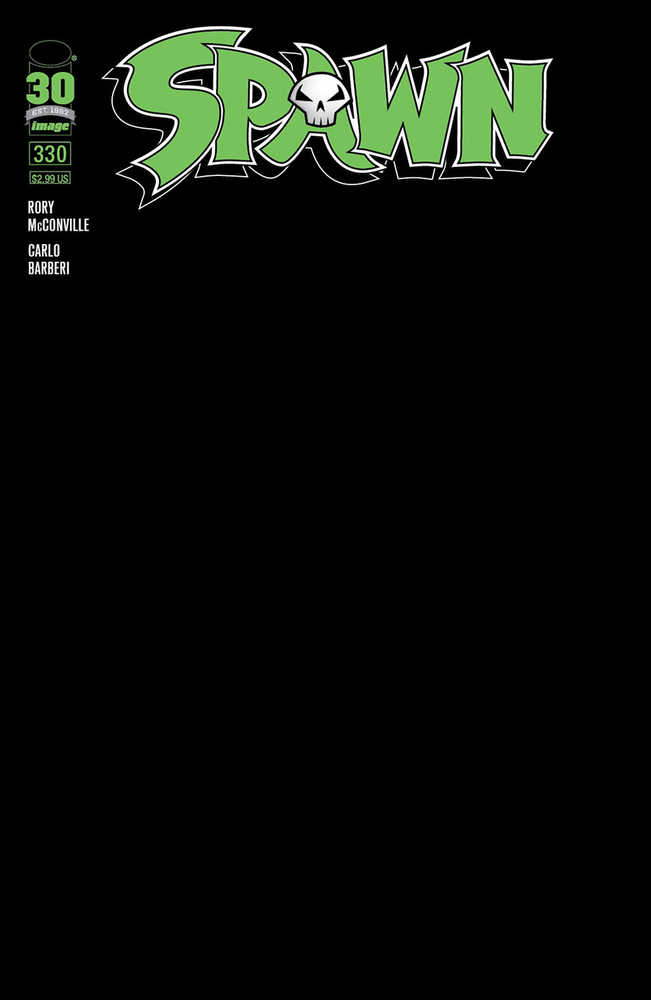 Spawn #330 Cover B Blank Sketch Cover | BD Cosmos