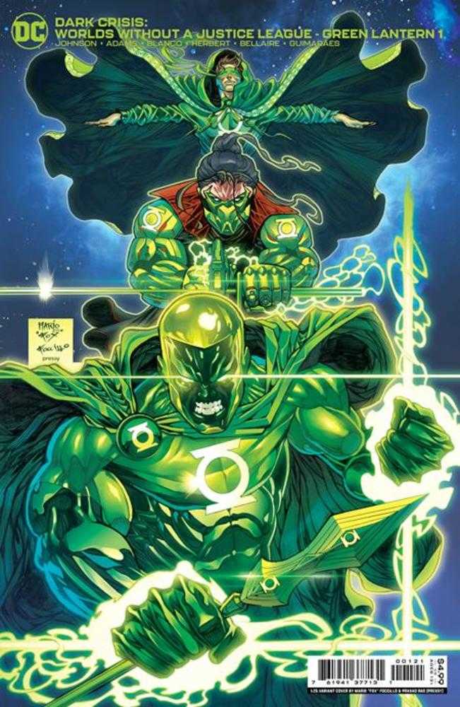 Dark Crisis Worlds Without A Justice League Green Lantern #1 (One Shot) Cover B 1 in 25 Mario Foccillo Variant | BD Cosmos