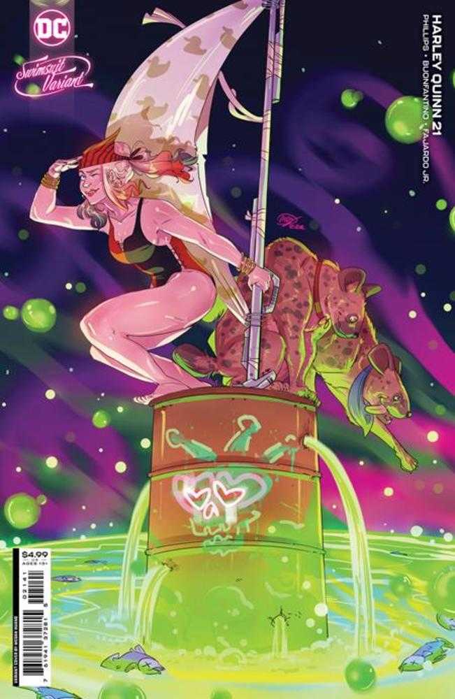 Harley Quinn #21 Cover D Megan Huang Swimsuit Card Stock Variant | BD Cosmos