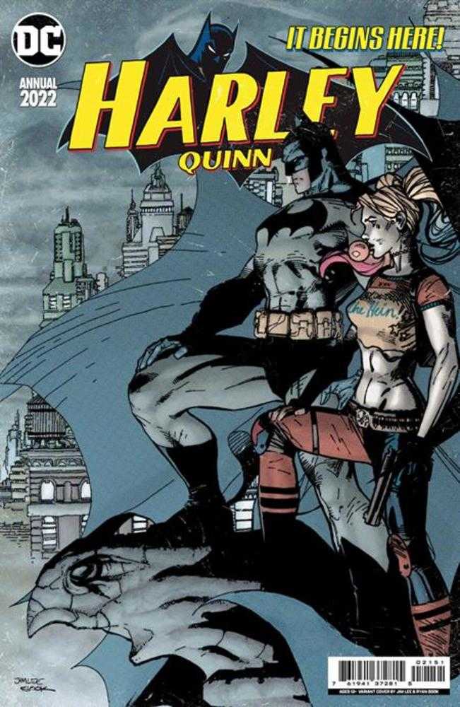 Harley Quinn 2022 Annual #1 (One Shot) Cover C Jim Lee & Ryan Sook Homage Card Stock Variant | BD Cosmos