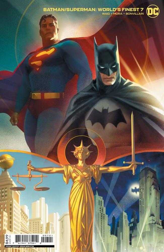 Batman Superman Worlds Finest #7 Cover B Joshua Middleton Card Stock Variant | BD Cosmos