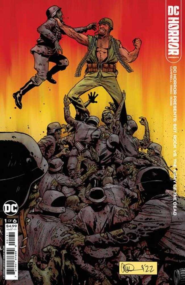 DC Horror Presents SGT Rock VS Army Of Dead #1 (2022) CVR 1:25 Adlard 09/28/2022 | BD Cosmos