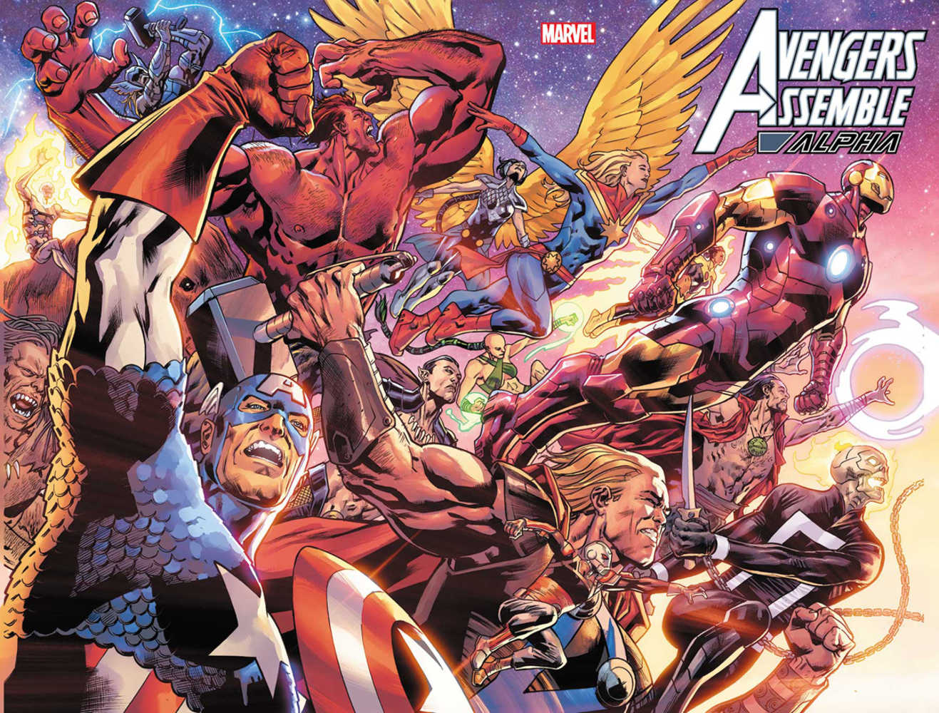 Avengers Assemble Alpha #1 (2022) Marvel Hitch Wraparound Release 11/30/2022 | BD Cosmos