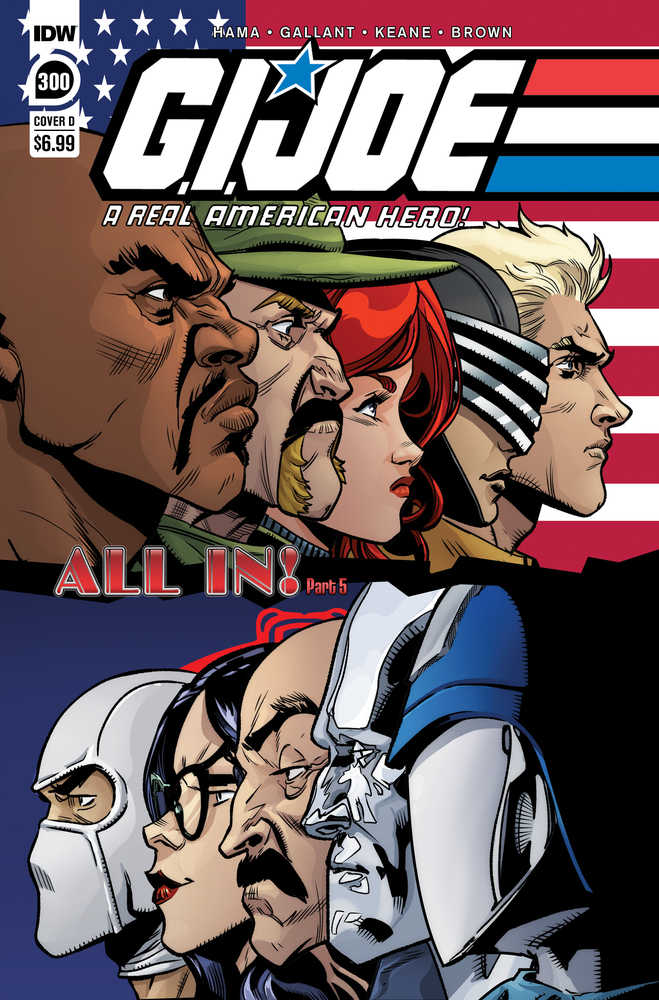 GI Joe Un vrai héros américain #300 Couverture D Mckeown | BD Cosmos