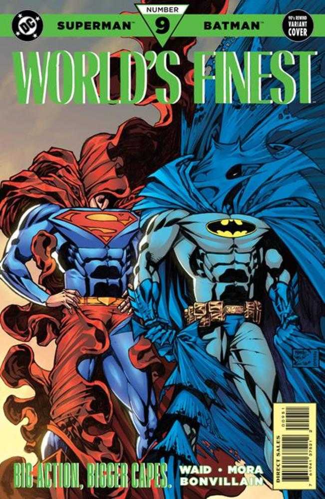 Batman Superman Worlds Finest #9 Cover C Mario Fox Foccillo 90s Cover Month Card Stock Variant | BD Cosmos