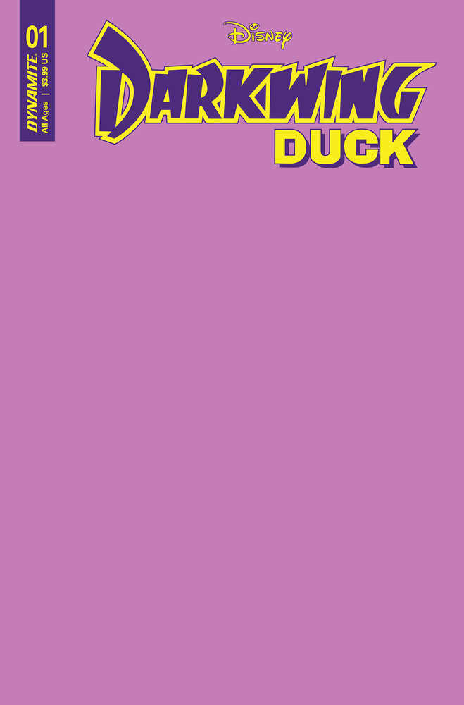 Darkwing Duck #1 F Blank Authentix Sortie 01/25/2023 | BD Cosmos