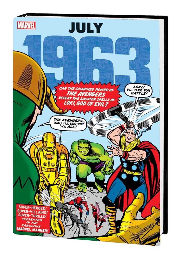 Marvel Juillet 1963 Omnibus Relié Kirby Avengers Couverture Direct Market Only | BD Cosmos