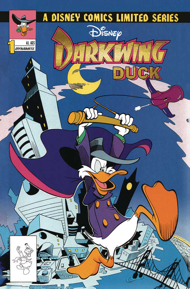 Darkwing Duck #1 Cover D Facsimile Gold Foil Logo 03/08/2023 | BD Cosmos