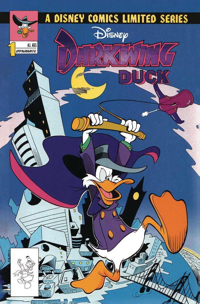 Darkwing Duck #1 Cover E Facsimile Purple Foil Logo 03/08/2023 | BD Cosmos