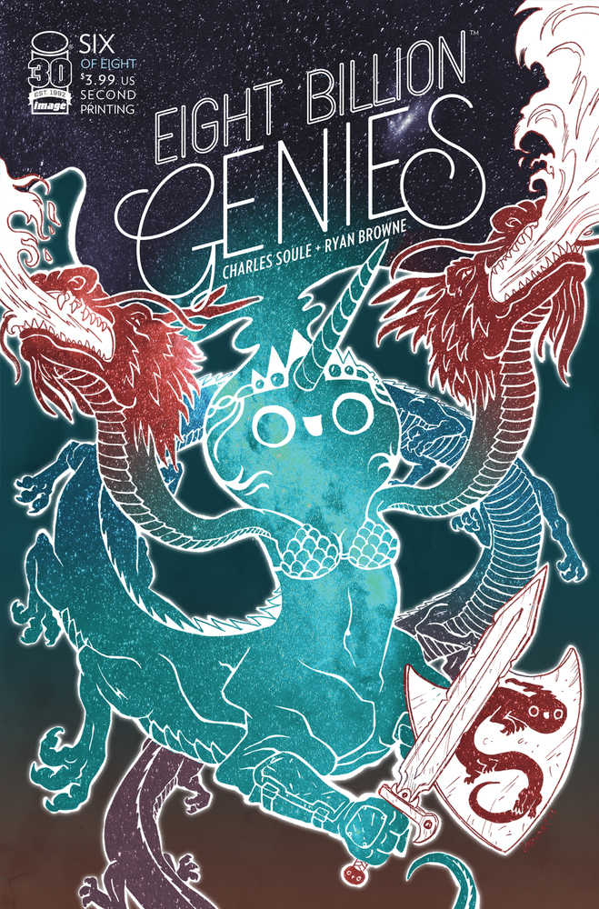 Eight Billion Genies #6 (2022) 2ND Printing Release 02/01/2023 | BD Cosmos