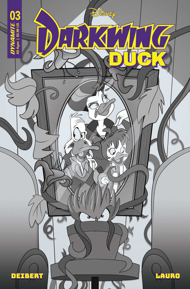 Darkwing Duck #3 Cover X 10 Copy Foc Variant Edition Forstner Black & White | BD Cosmos
