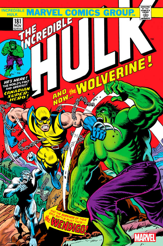 L'Incroyable Hulk #181 (2023) MARVEL Facsimile Release 07/12/2023 | BD Cosmos
