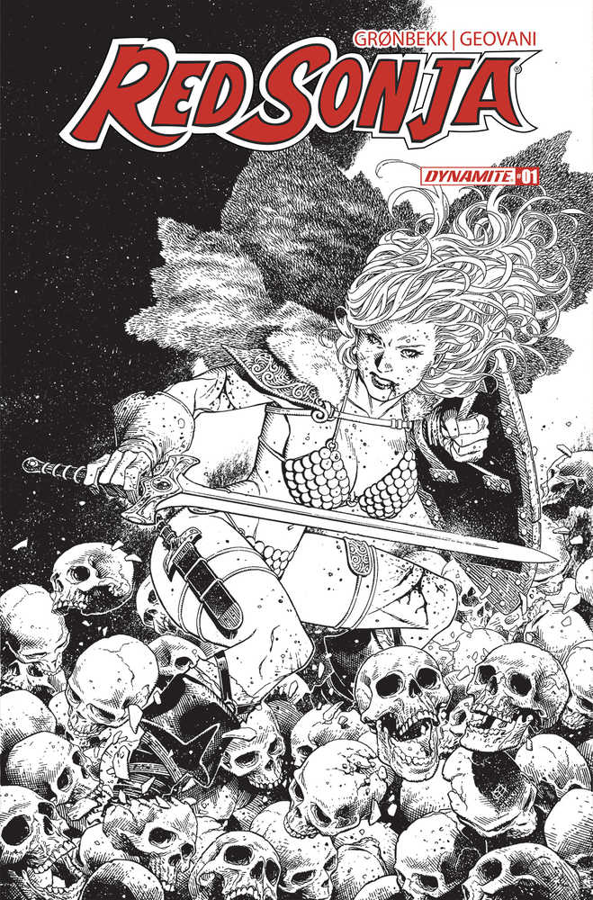 Red Sonja 2023 #1 Dynamite T 1:20 Cheung Line Art Sortie 07/19/2023 | BD Cosmos