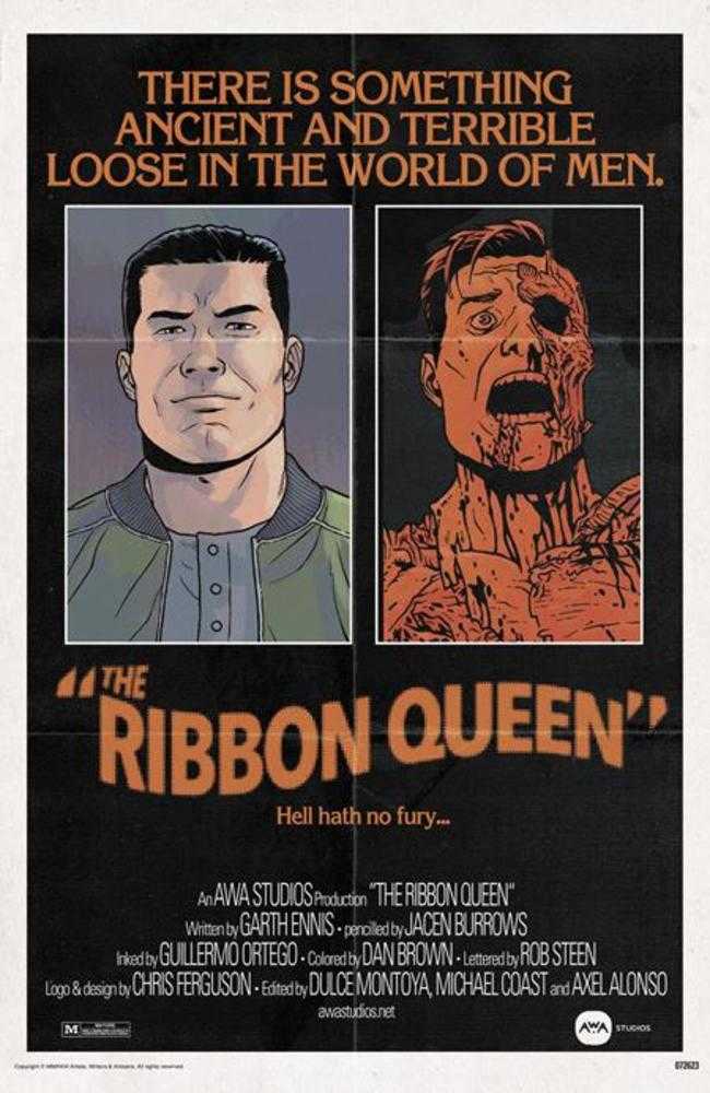 Ribbon Queen #1 C Chris Ferguson & Jacen Burrows Horror Homage 07/26/2023 | BD Cosmos