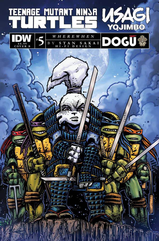 Teenage Mutant Ninja Turtles/Usagi Yojimbo: Wherewhen #5 B Eastman 07/26/2023 | BD Cosmos