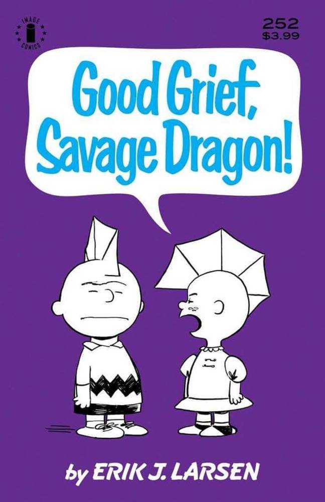 Savage Dragon #252 3RD Printing Charlie Brown Parody Cover (Mature) | BD Cosmos