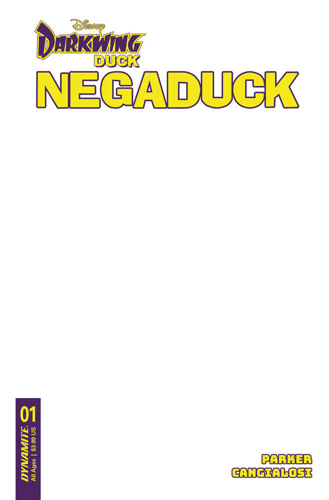 Negaduck #1 (2023) DYNAMITE F Blank 09/13/2023 | BD Cosmos