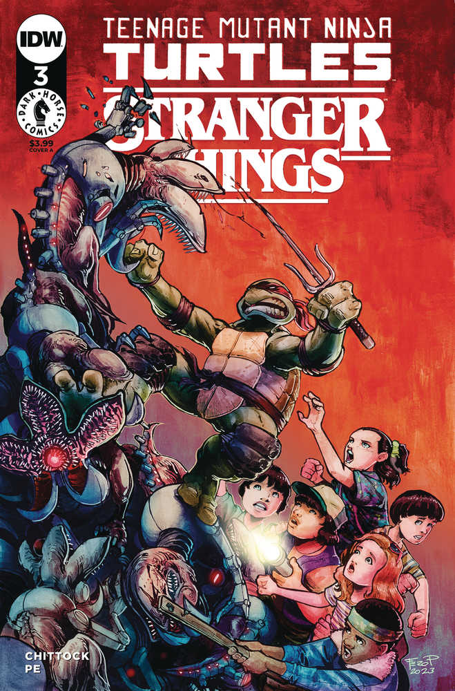 Teenage Mutant Ninja Turtles X Stranger Things #3 Cover A Pe | BD Cosmos