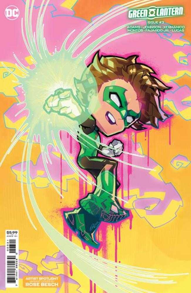 Green Lantern #3 Cover C Rose Besch Creator Card Stock Variant | BD Cosmos