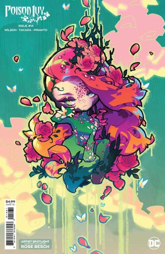 Poison Ivy #14 Cover D Rose Besch Creator Card Stock Variant | BD Cosmos