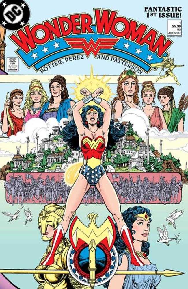 Wonder Woman (1987) #1 Édition en fac-similé George Perez Foil | BD Cosmos