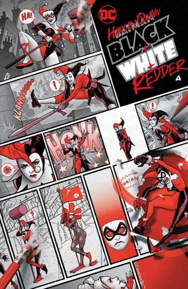 Harley Quinn Black White Redder #4 (Of 6) Cover A Joe Quinones | BD Cosmos