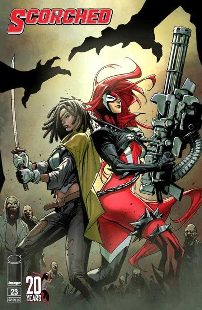 Spawn Scorched #23 Cover C Stephen Segovia Twd 20th Anniversary Team Up Variant | BD Cosmos