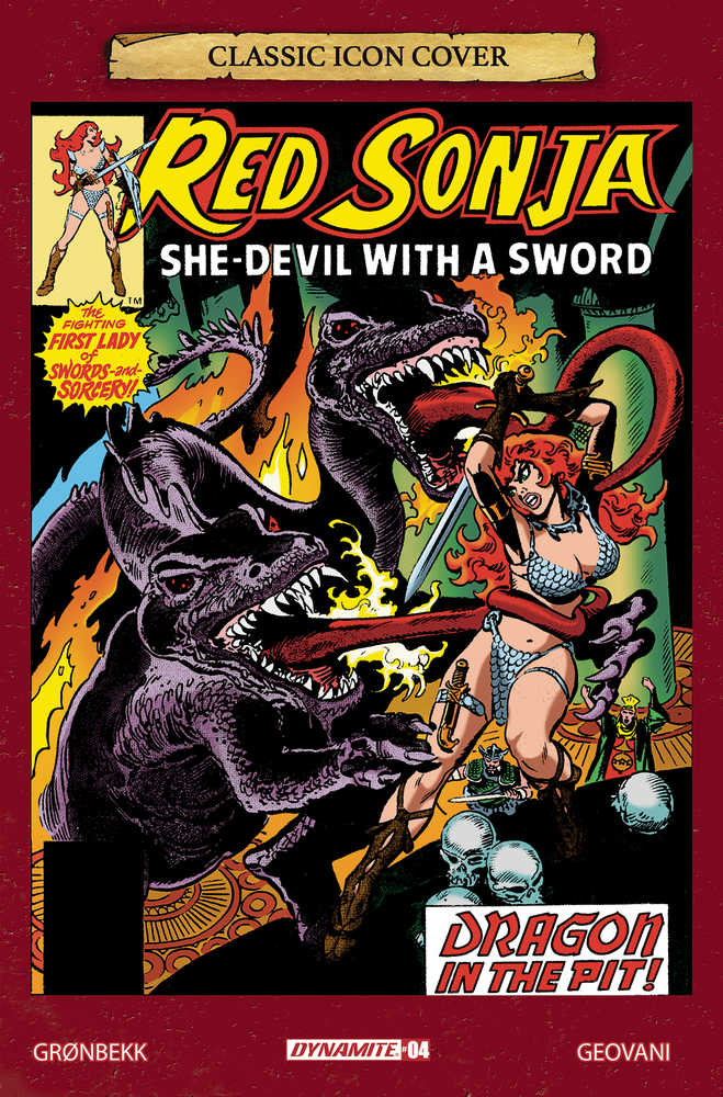Red Sonja 2023 #4 Cover H 10 Copy Variant Edition Thorne Icon | BD Cosmos