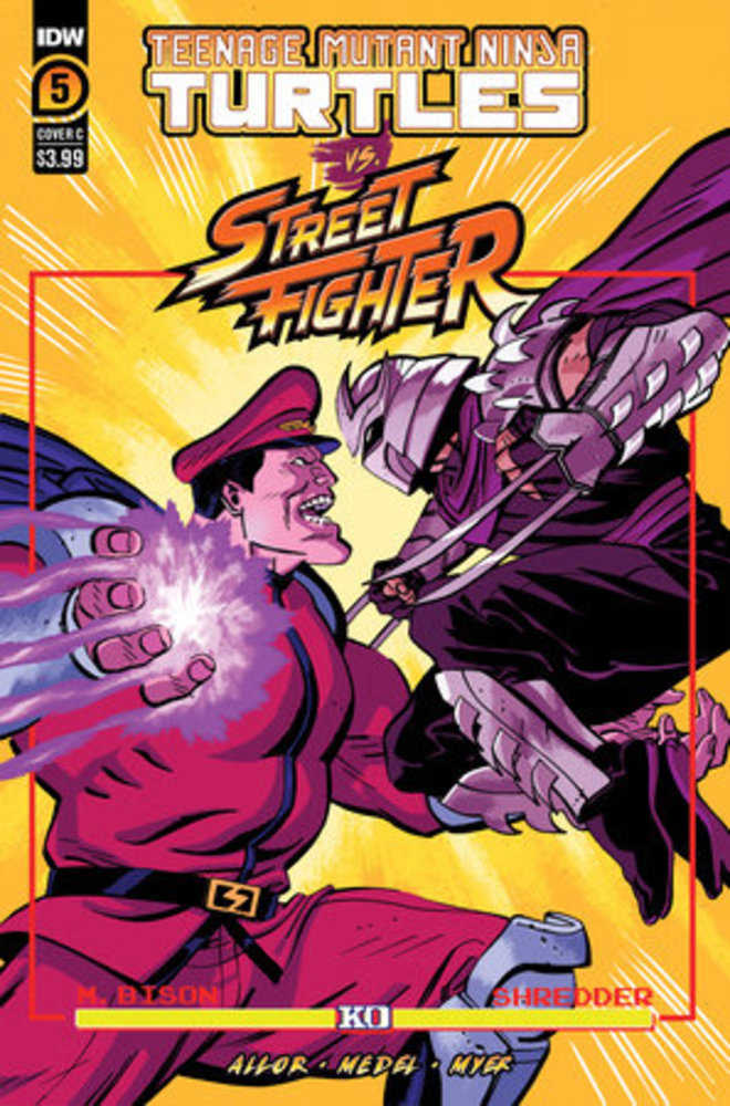 Teenage Mutant Ninja Turtles vs. Street Fighter #5 (Of 5) Cover C Reilly | BD Cosmos