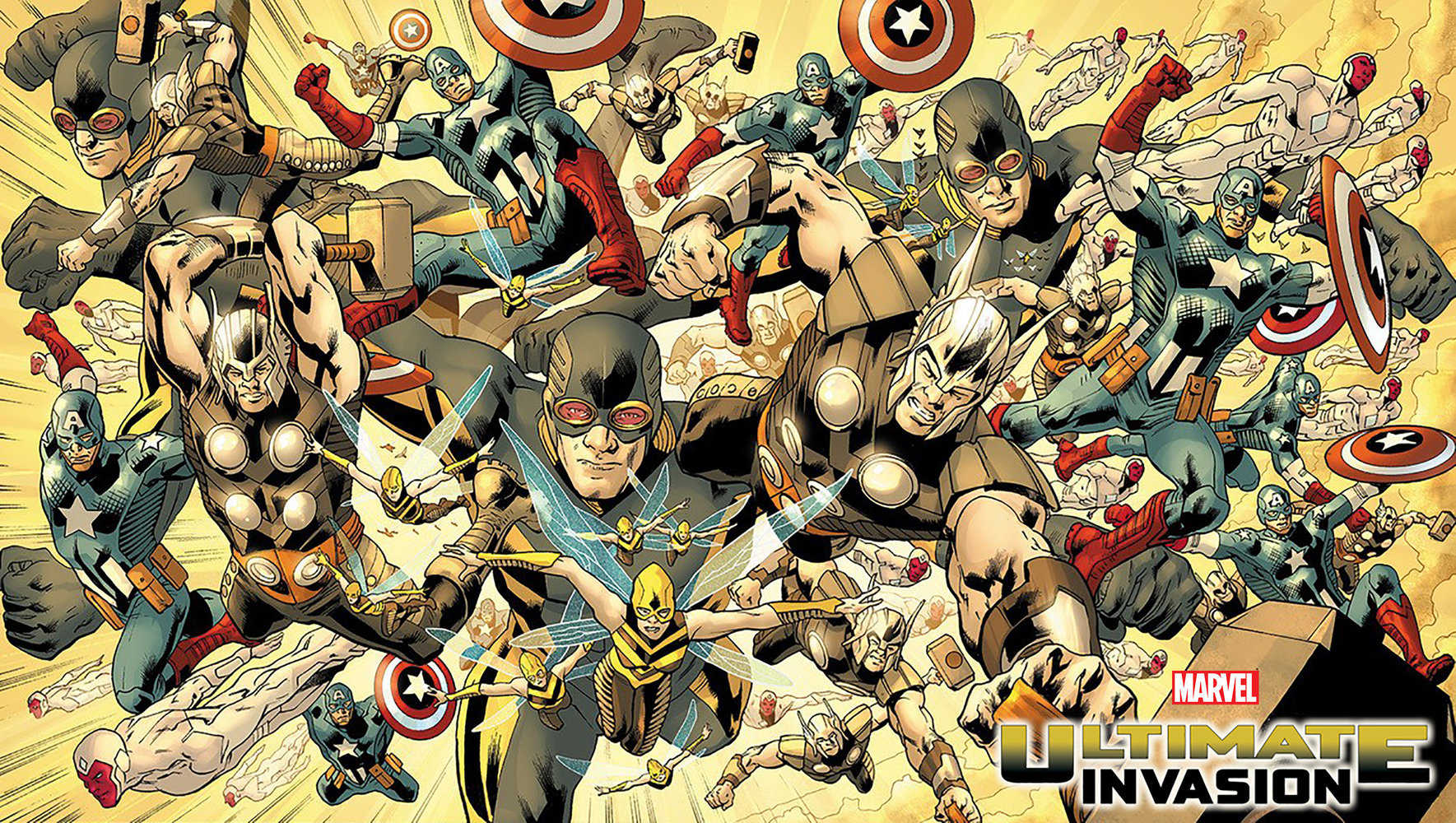 Ultimate Invasion 2 Bryan Hitch 2nd Print Variant | BD Cosmos