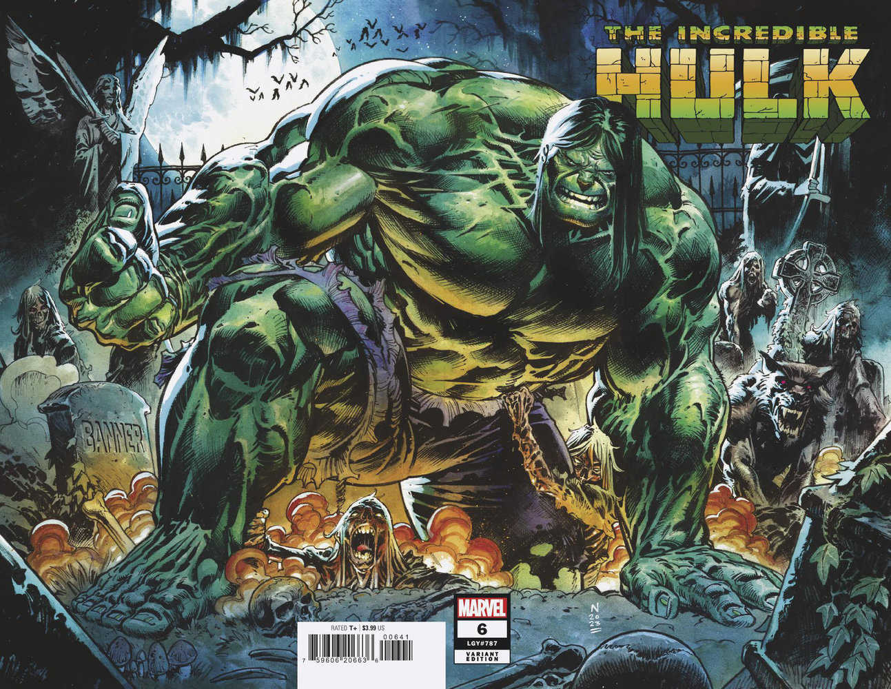 Incroyable Hulk 6 Nic Klein Wraparound Variante (abonnement) | BD Cosmos