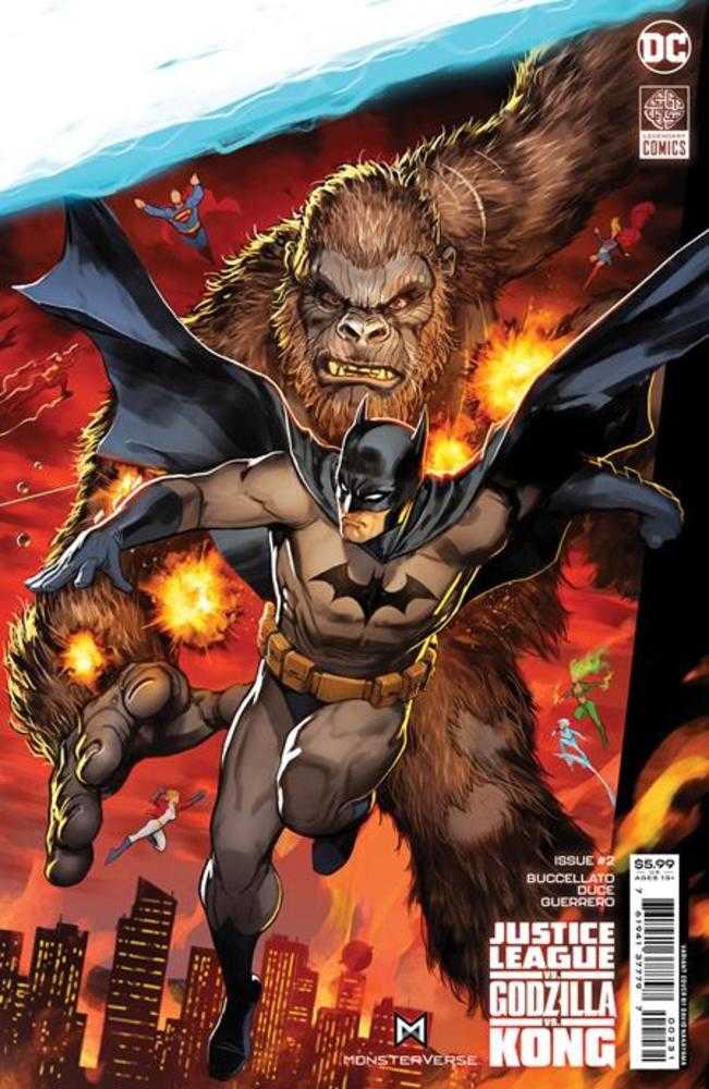 Justice League vs Godzilla vs Kong #2 (Of 7) Cover C David Nakayama Batman Connecting Card Stock Variant(Subscription) | BD Cosmos