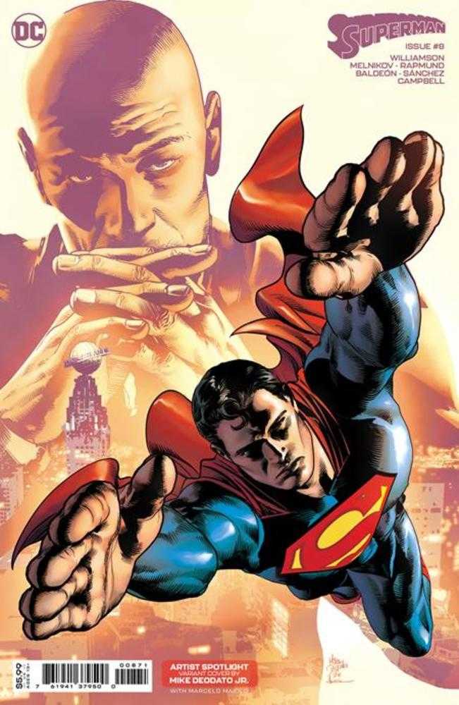 Superman #8 Cover E Mike Deodato Jr Artist Spotlight Card Stock Variant | BD Cosmos