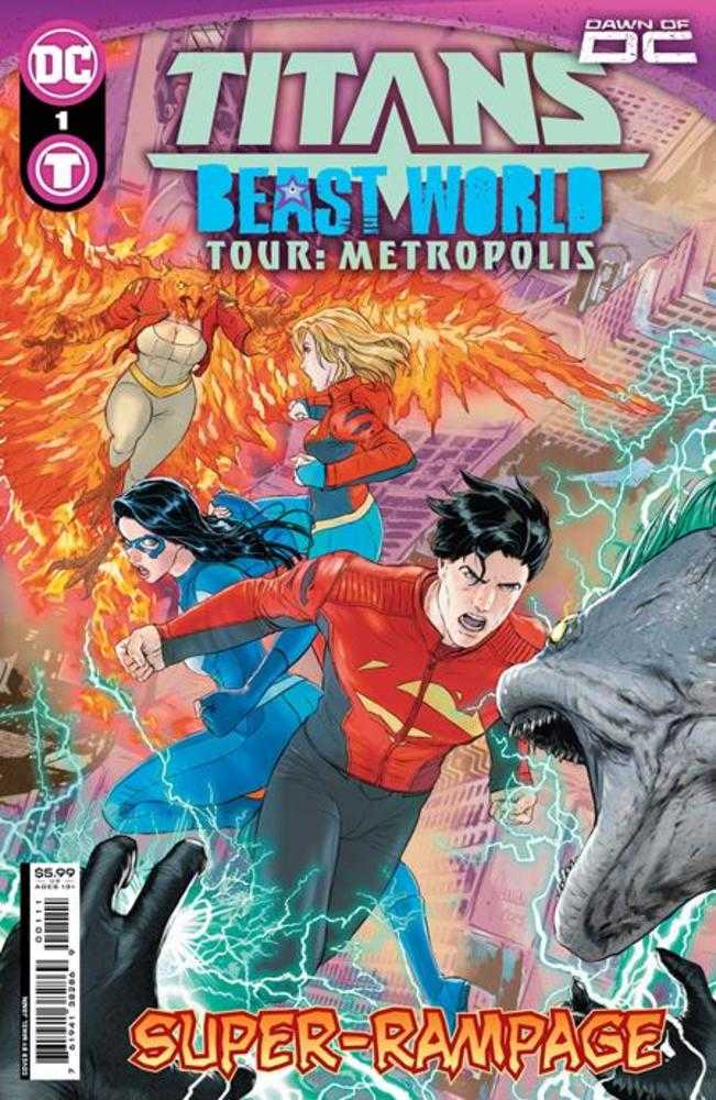 Titans Beast World Tour Metropolis #1 (One Shot) Cover A Mikel Janin | BD Cosmos