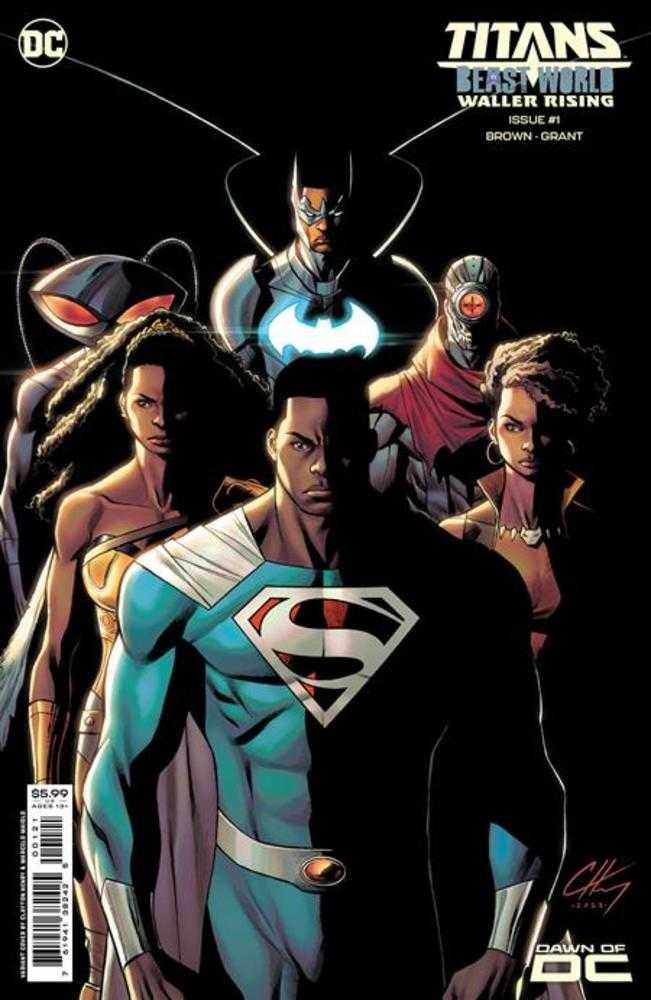 Titans Beast World Waller Rising #1 (One Shot) Cover B Clayton Henry Card Stock Variant | BD Cosmos